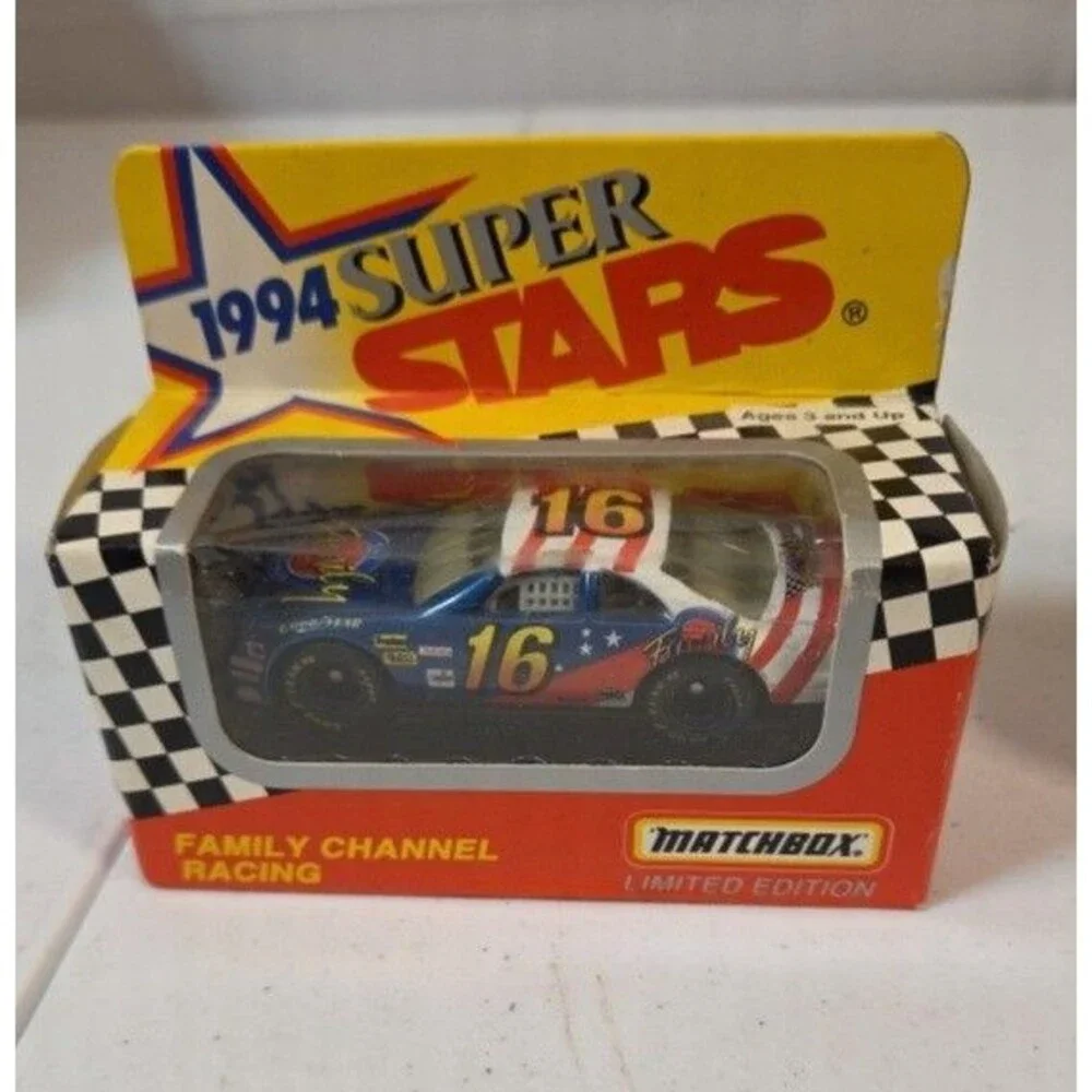 Matchbox 1994 Super Stars Series II NASCAR Diecast Lot of 3 Valvoline #6 #16 #75